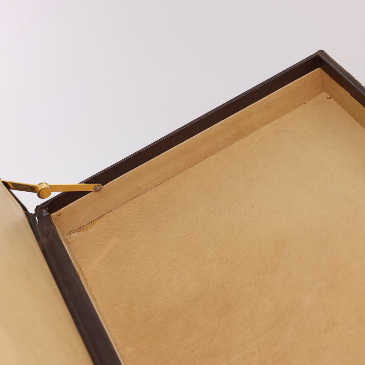 GUCCI Trunk Leather Brown fm2218
