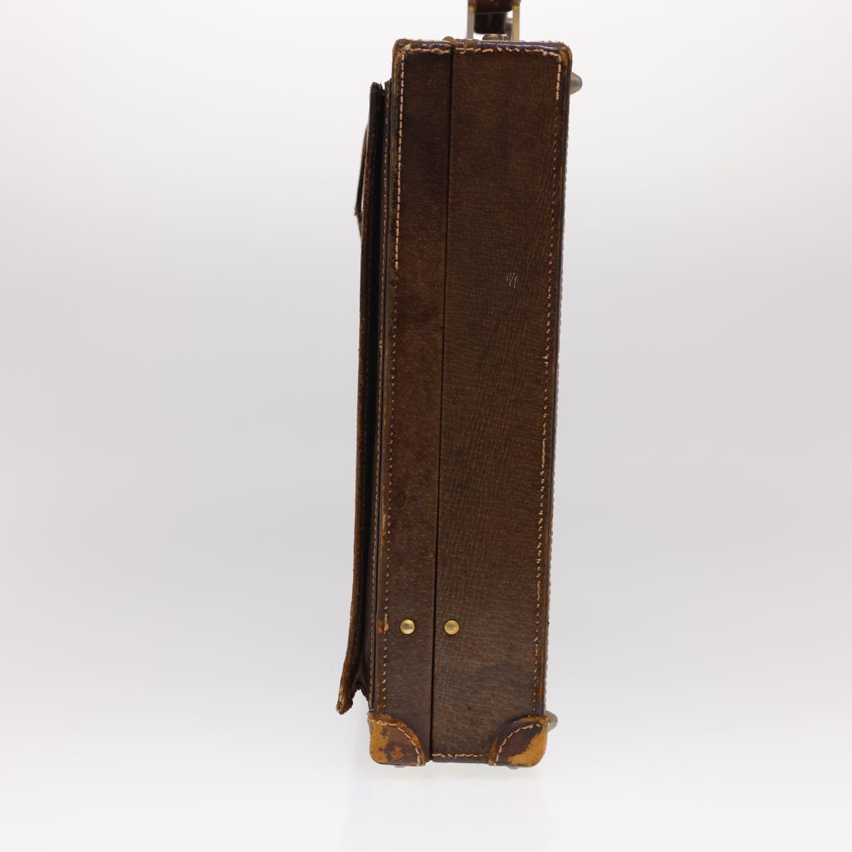 GUCCI Trunk Leather Brown fm2218