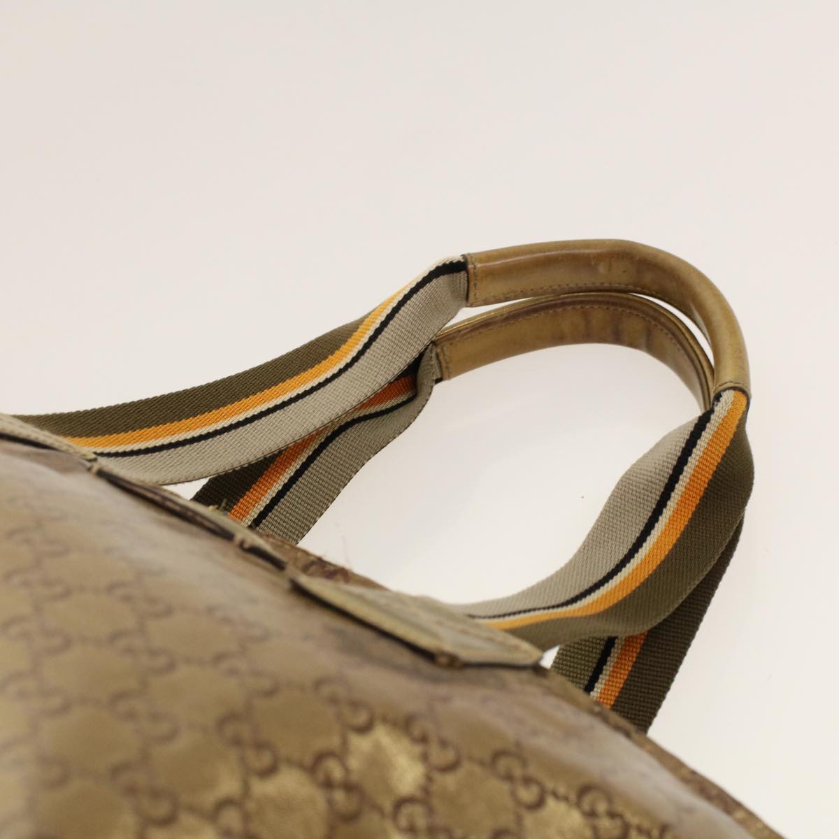 GUCCI GG Crystal Tote Bag Gold 131230 fm2314