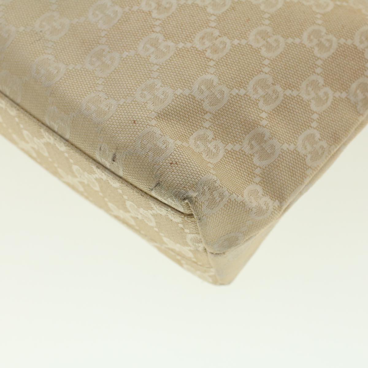 GUCCI GG Canvas Shoulder Bag Beige 002 1075 002053 fm2315