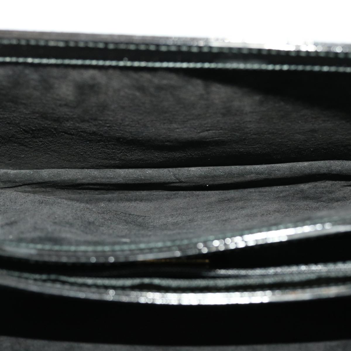 GUCCI Shoulder Bag Patent leather Black fm2405