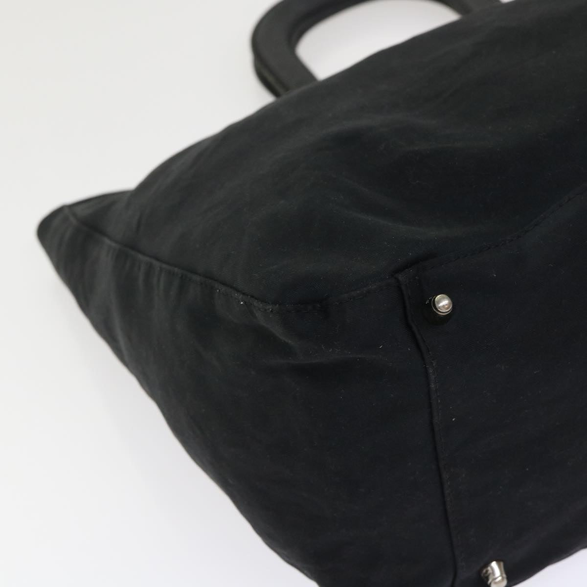 FENDI Shoulder Bag Nylon Black fm2468