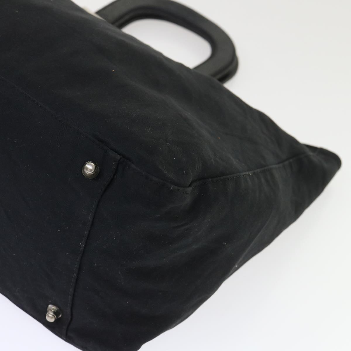 FENDI Shoulder Bag Nylon Black fm2468