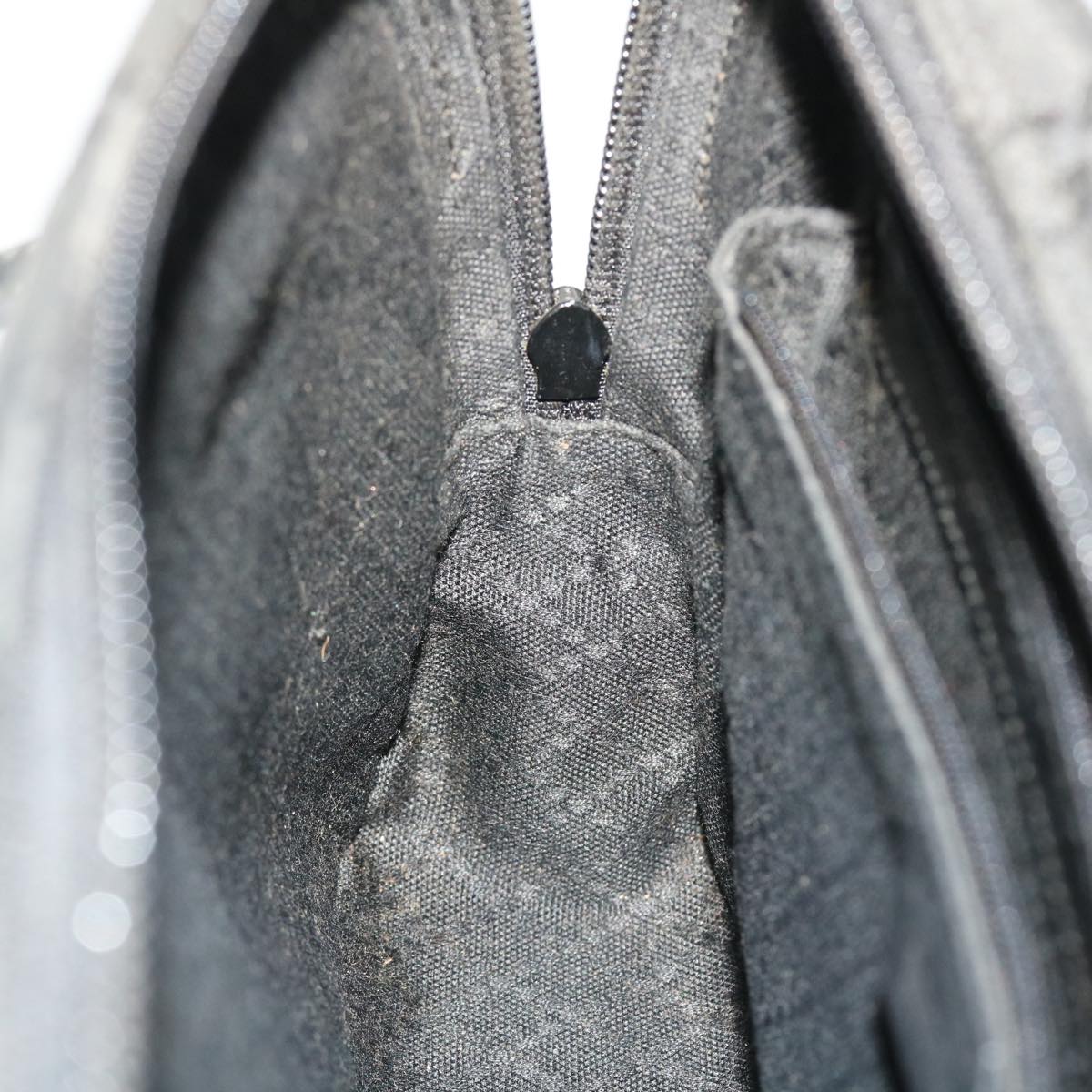 GUCCI GG Canvas Shoulder Bag Black fm2708