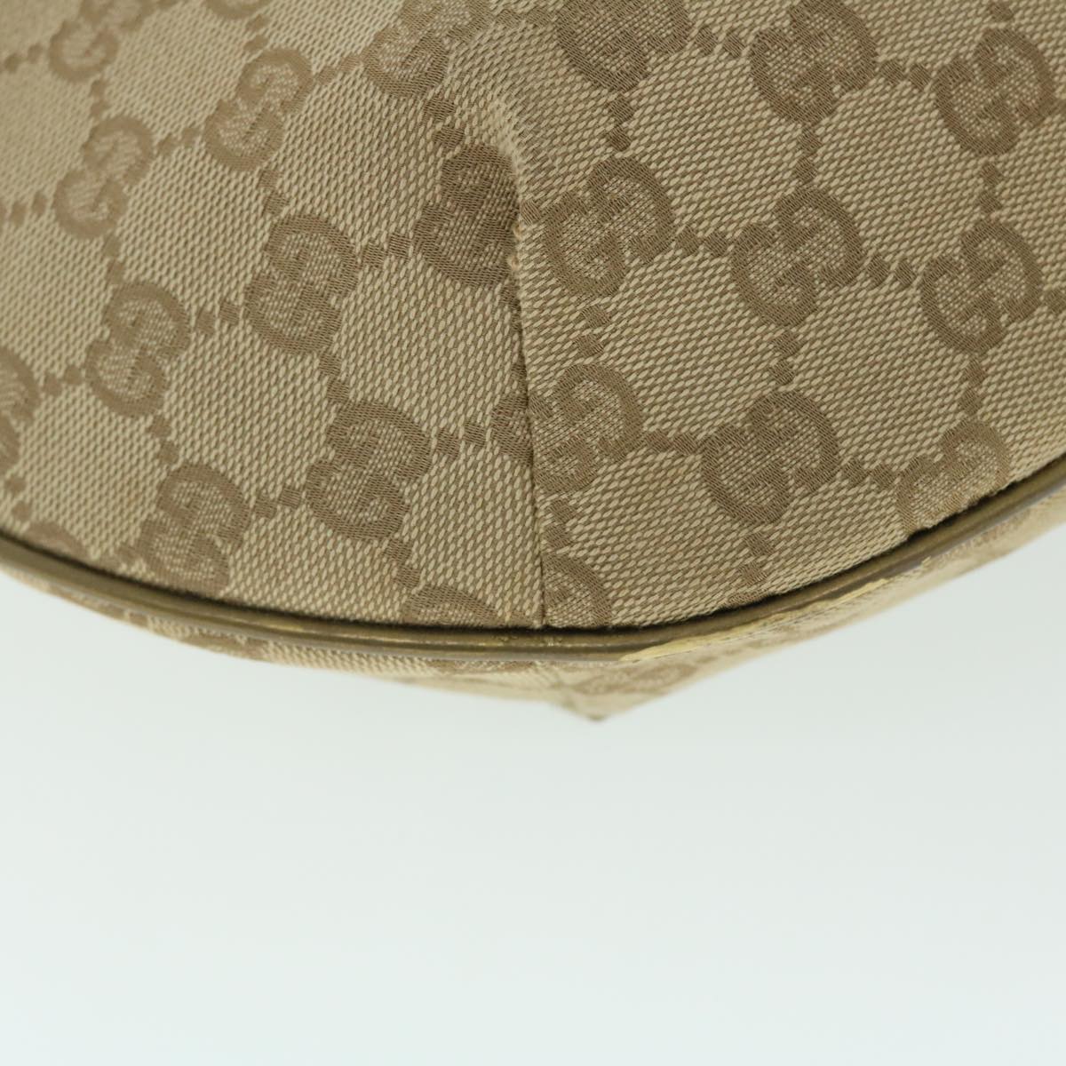 GUCCI GG Canvas Sherry Line Shoulder Bag Beige Gold 181092 fm2736