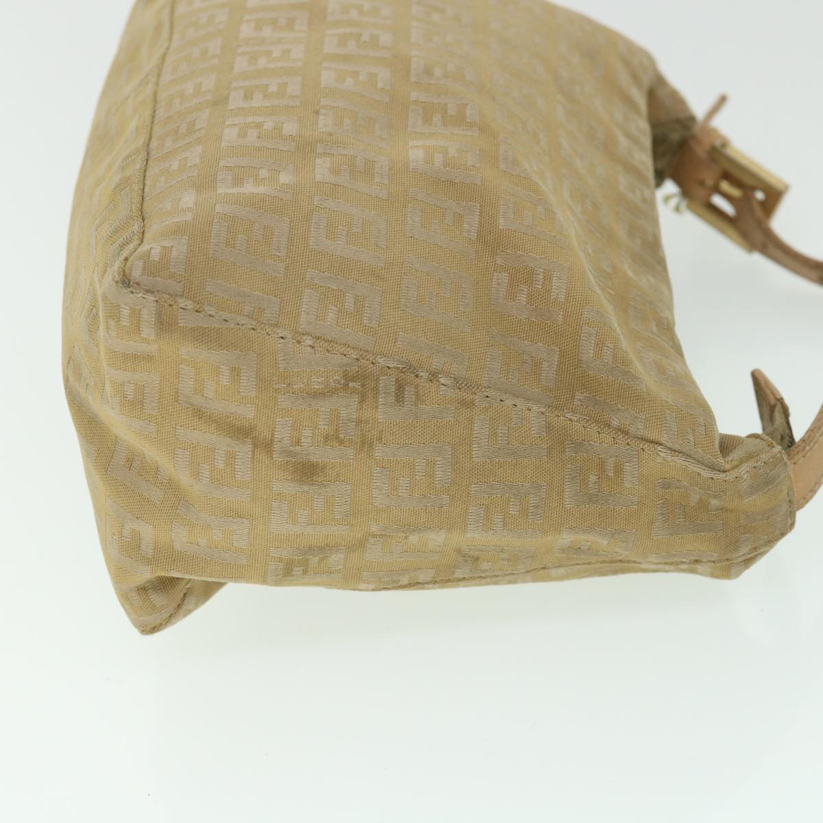 FENDI Zucchino Canvas Pouch Beige fm2756