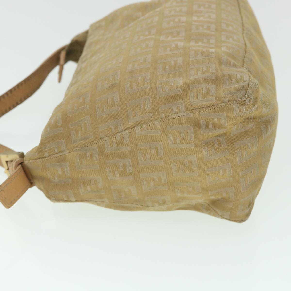 FENDI Zucchino Canvas Pouch Beige fm2756