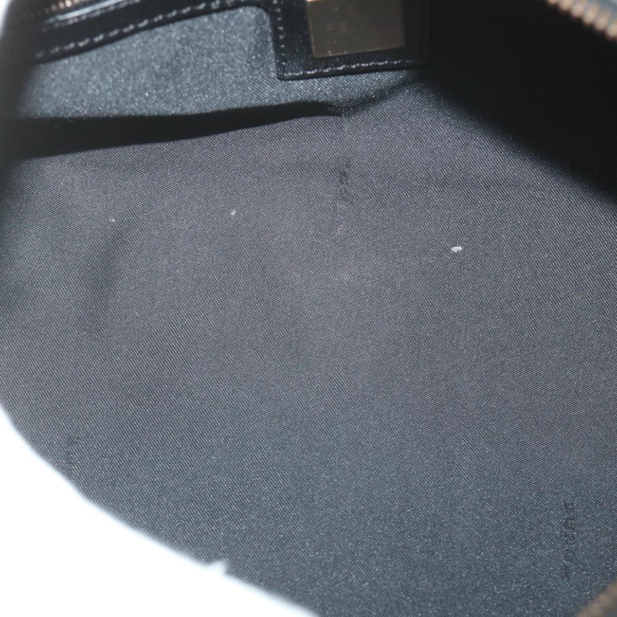 FENDI Zucchino Canvas Hand Bag Black fm2914