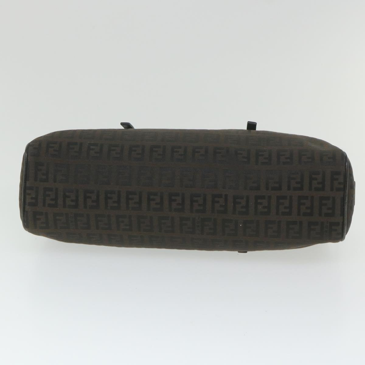 FENDI Zucchino Canvas Hand Bag Black fm2914