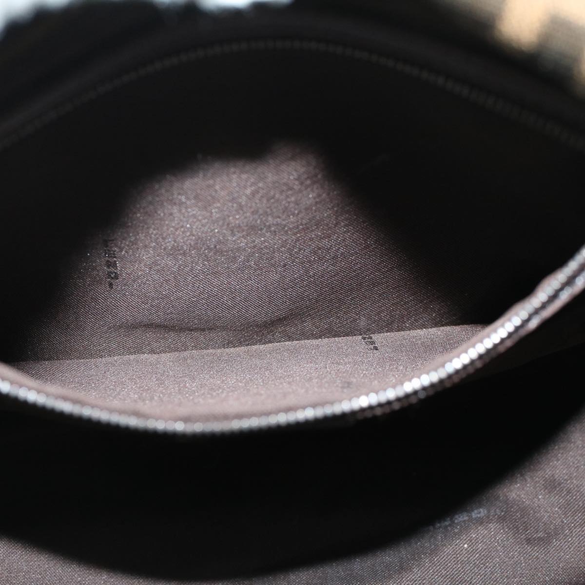 FENDI Zucca Canvas Mamma Baguette Shoulder Bag Brown fm2915
