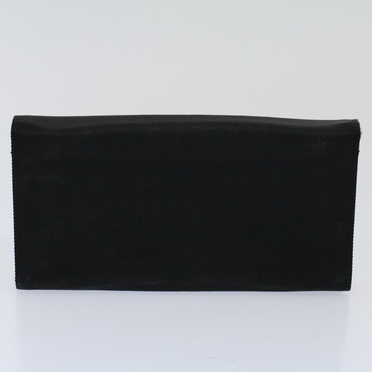 FENDI Zucchino Pequin Canvas Wallet Nylon 9Set Beige Black fm2985