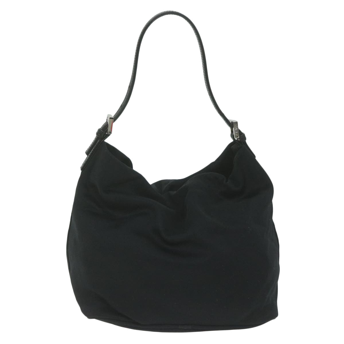 FENDI Shoulder Bag Nylon Black fm3013