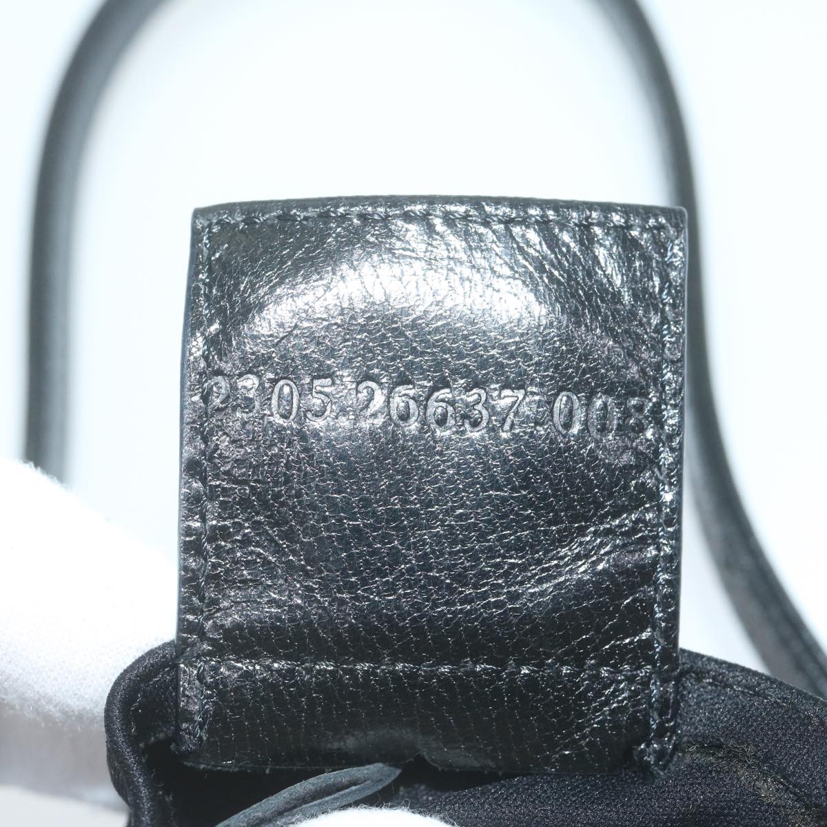 FENDI Shoulder Bag Nylon Black fm3013