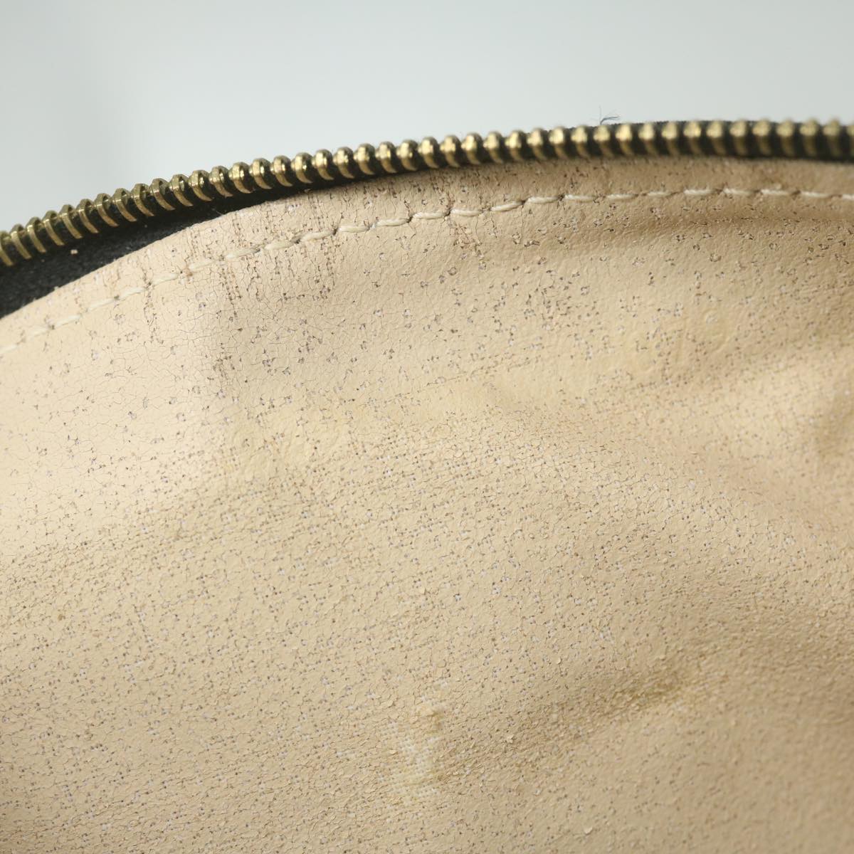 FENDI Zucca Canvas Hand Bag Black Brown fm3015