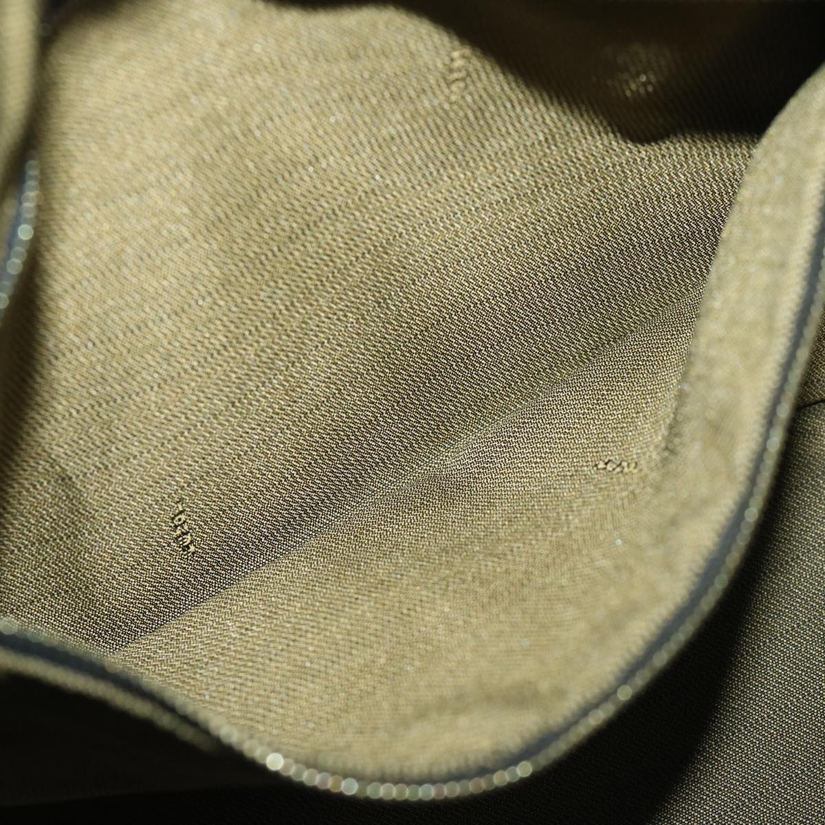 FENDI Zucca Canvas Hand Bag Black Brown fm3243