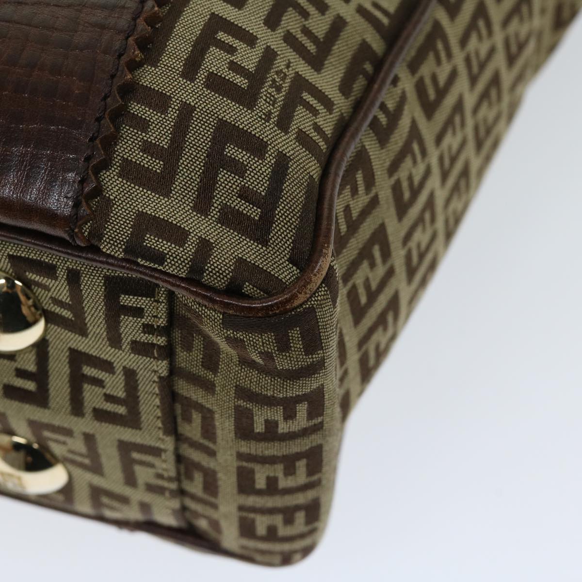 FENDI Zucchino Canvas Tote Bag Beige fm3244