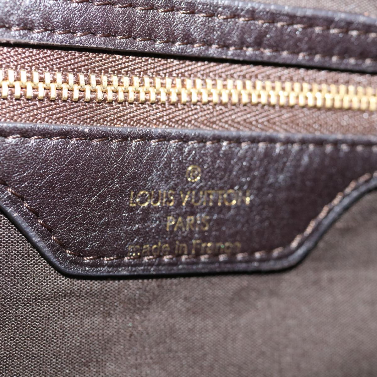 LOUIS VUITTON Monogram Idylle Fantasy Tote Bag Ebene Brown M40408 LV fm3311