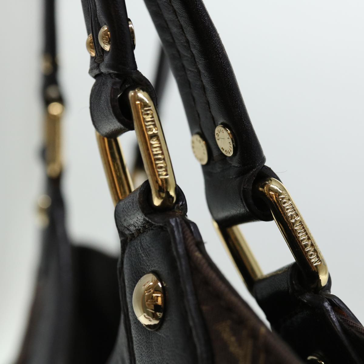 LOUIS VUITTON Monogram Idylle Fantasy Tote Bag Ebene Brown M40408 LV fm3311