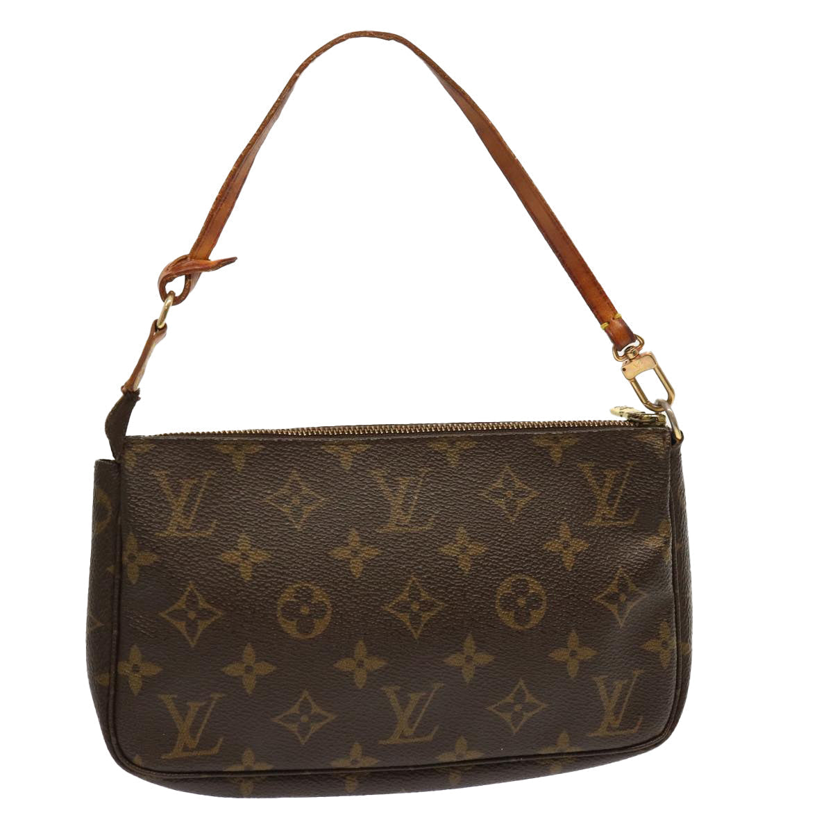 LOUIS VUITTON Monogram Pochette Accessoires Pouch M51980 LV fm3315