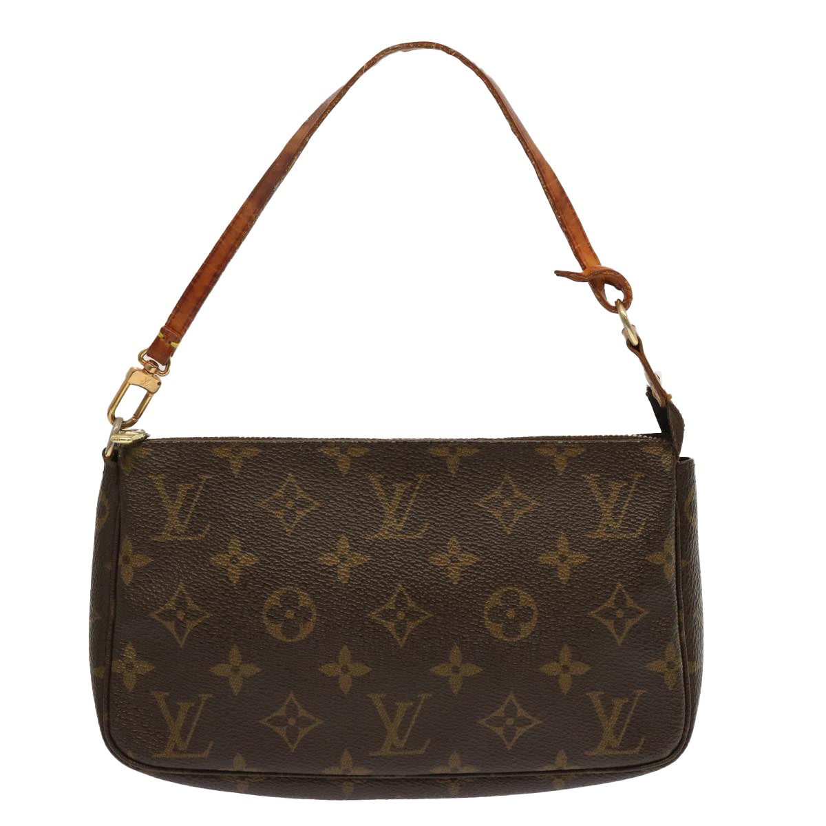 LOUIS VUITTON Monogram Pochette Accessoires Pouch M51980 LV fm3315