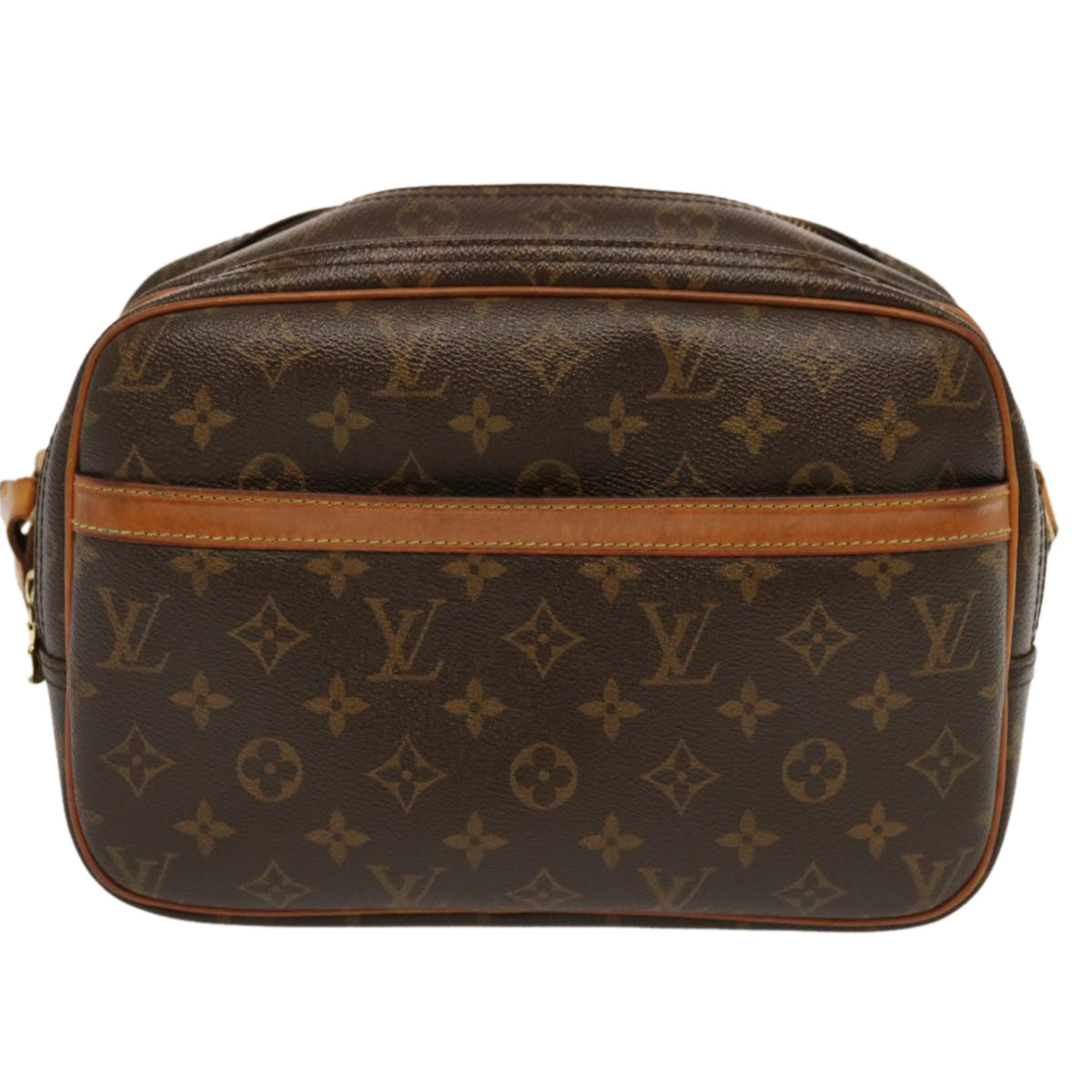LOUIS VUITTON Monogram Reporter PM Shoulder Bag M45254 LV fm3324