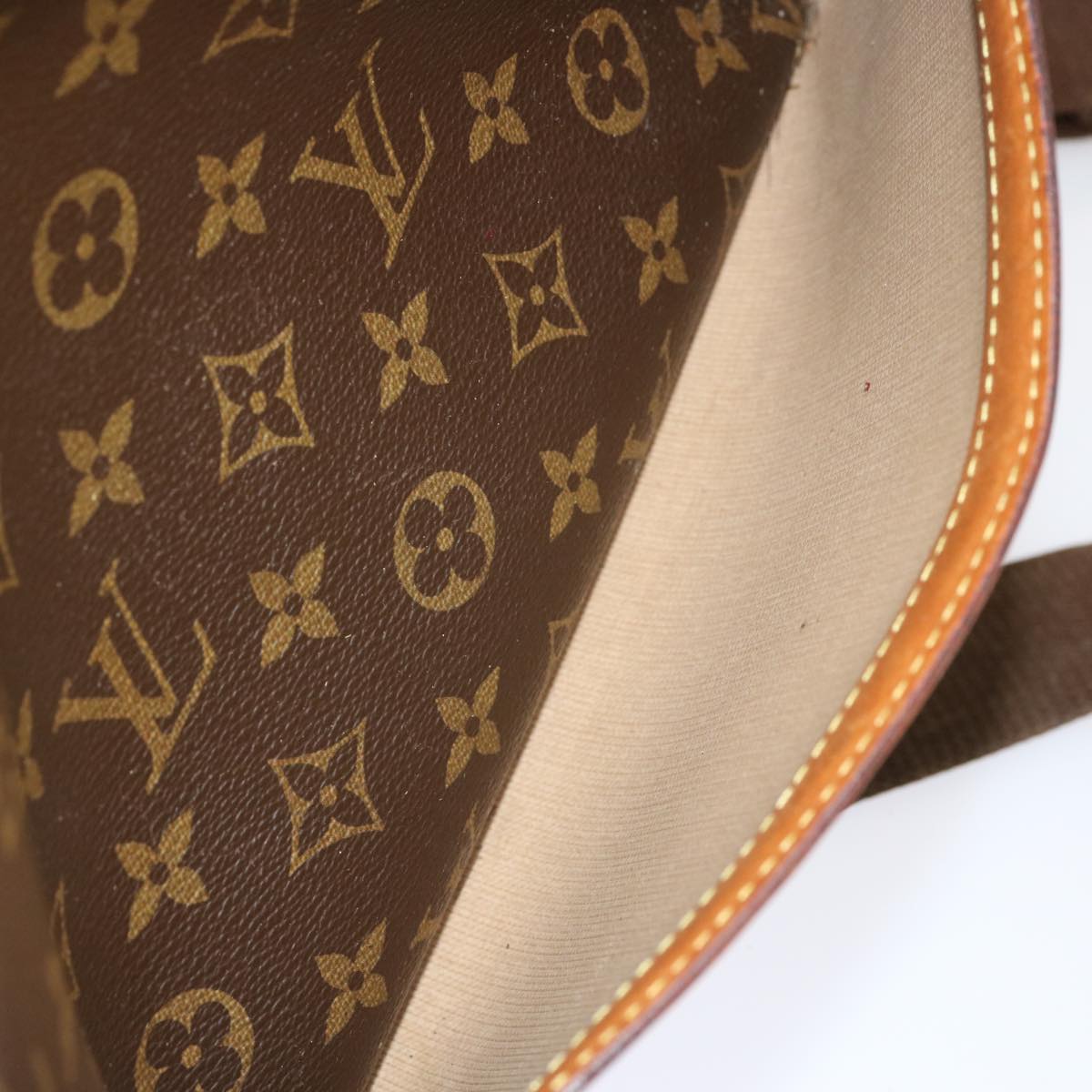 LOUIS VUITTON Monogram Reporter PM Shoulder Bag M45254 LV fm3324