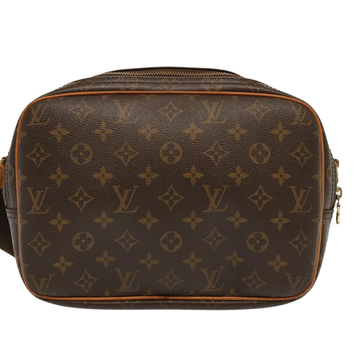 LOUIS VUITTON Monogram Reporter PM Shoulder Bag M45254 LV fm3324