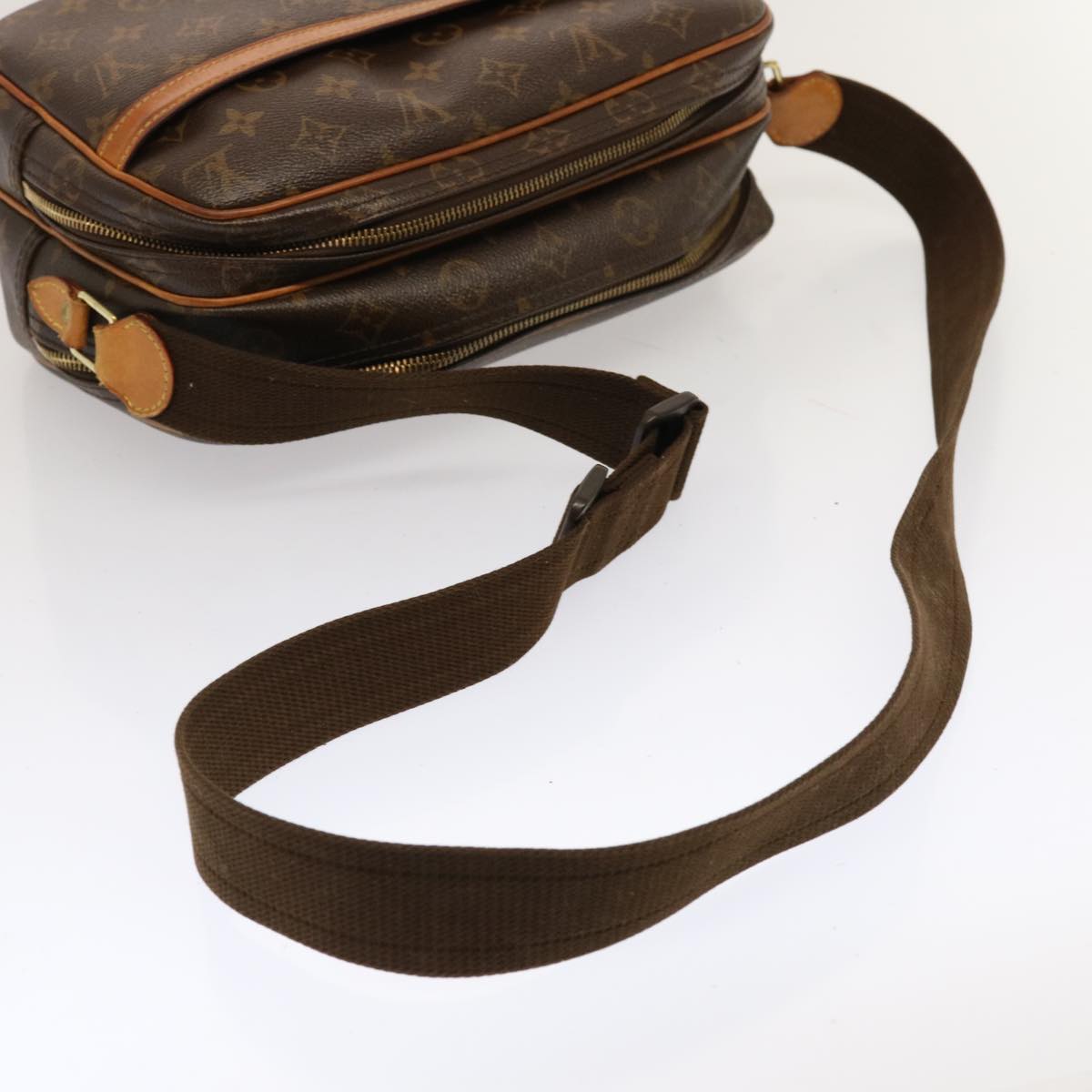 LOUIS VUITTON Monogram Reporter PM Shoulder Bag M45254 LV fm3324