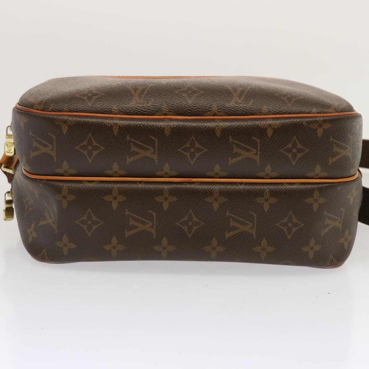 LOUIS VUITTON Monogram Reporter PM Shoulder Bag M45254 LV fm3324