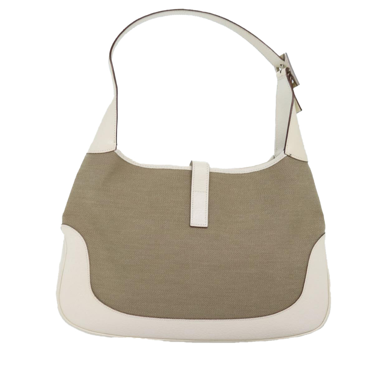 GUCCI Jackie Shoulder Bag Canvas Beige 001 3306 fm3414