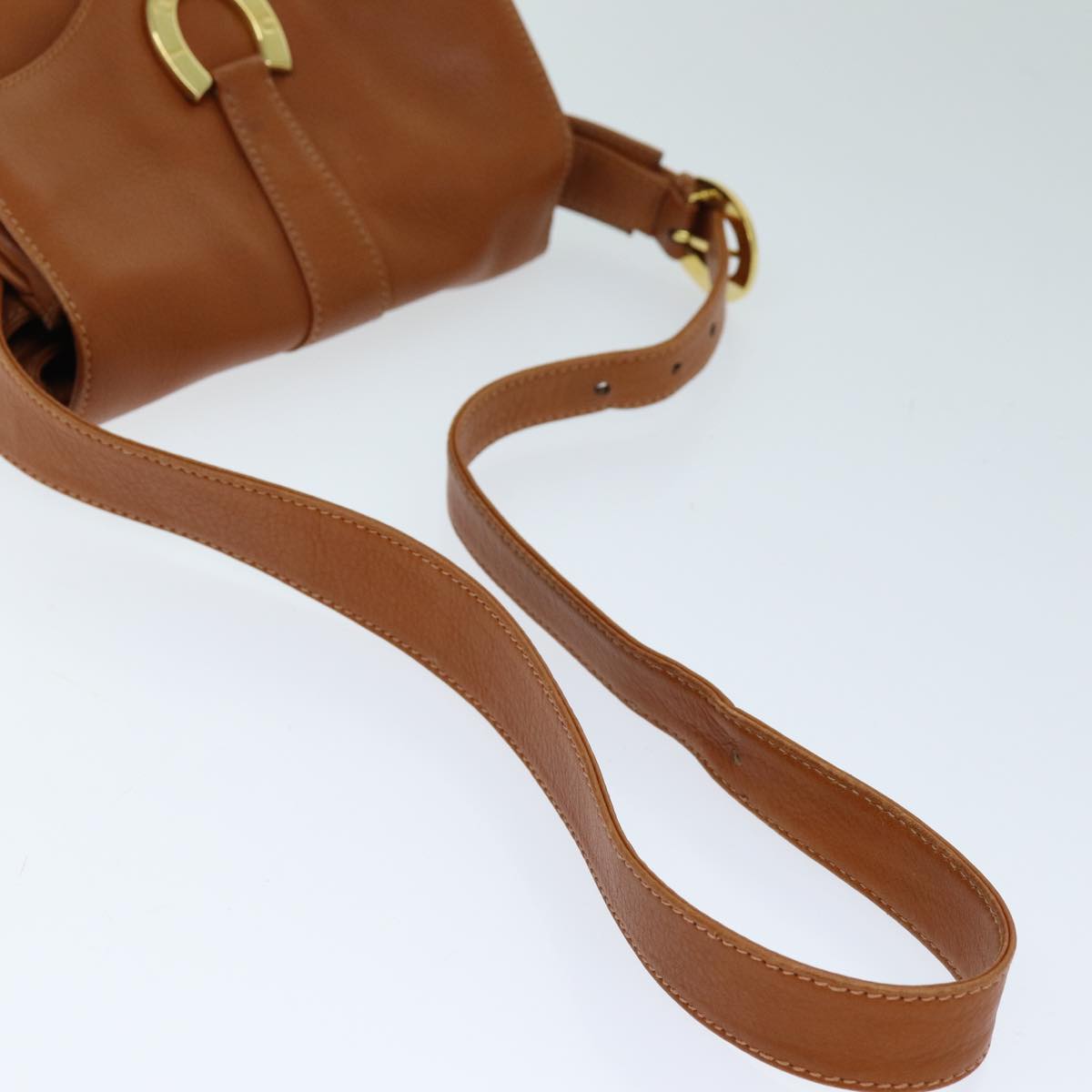 GUCCI Shoulder Bag Leather Brown 007 14 0201 fm3417