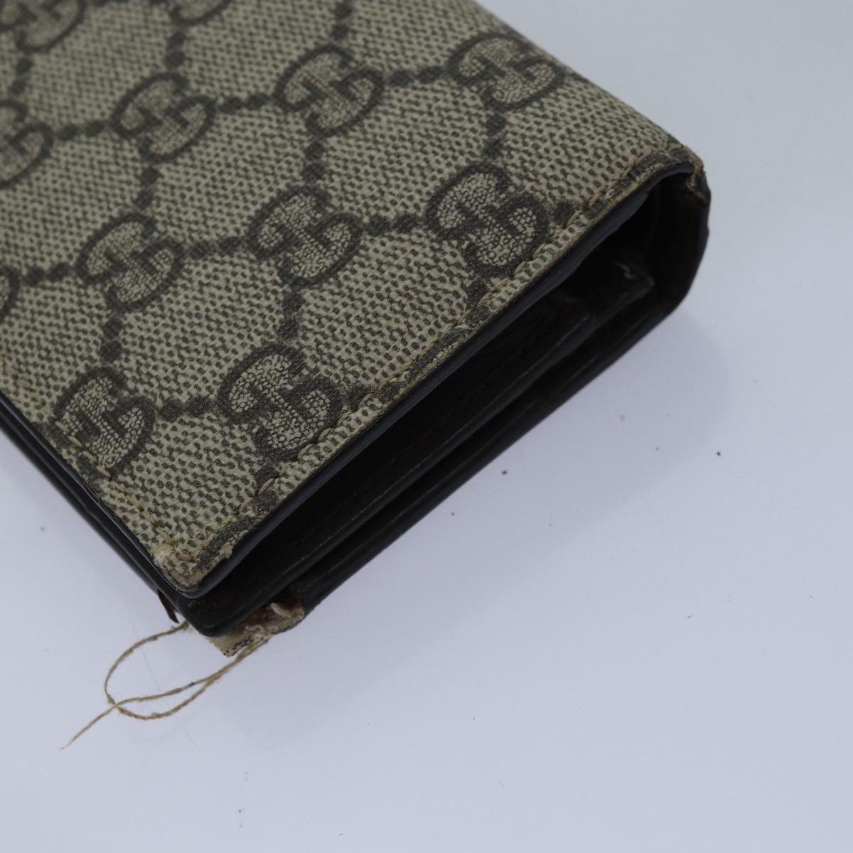 GUCCI GG Canvas Jackie Web Sherry Line Wallet 8Set Black Beige Red fm3491