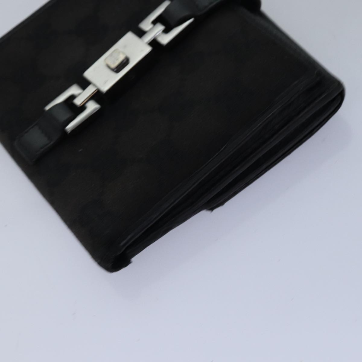 GUCCI GG Canvas Jackie Web Sherry Line Wallet 8Set Black Beige Red fm3491