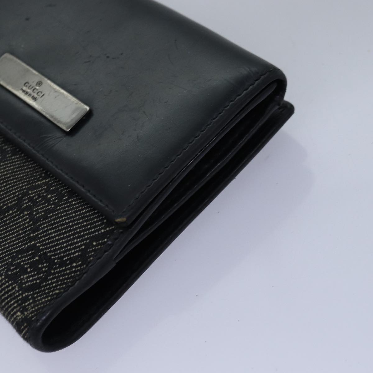 GUCCI GG Canvas Jackie Web Sherry Line Wallet 8Set Black Beige Red fm3491