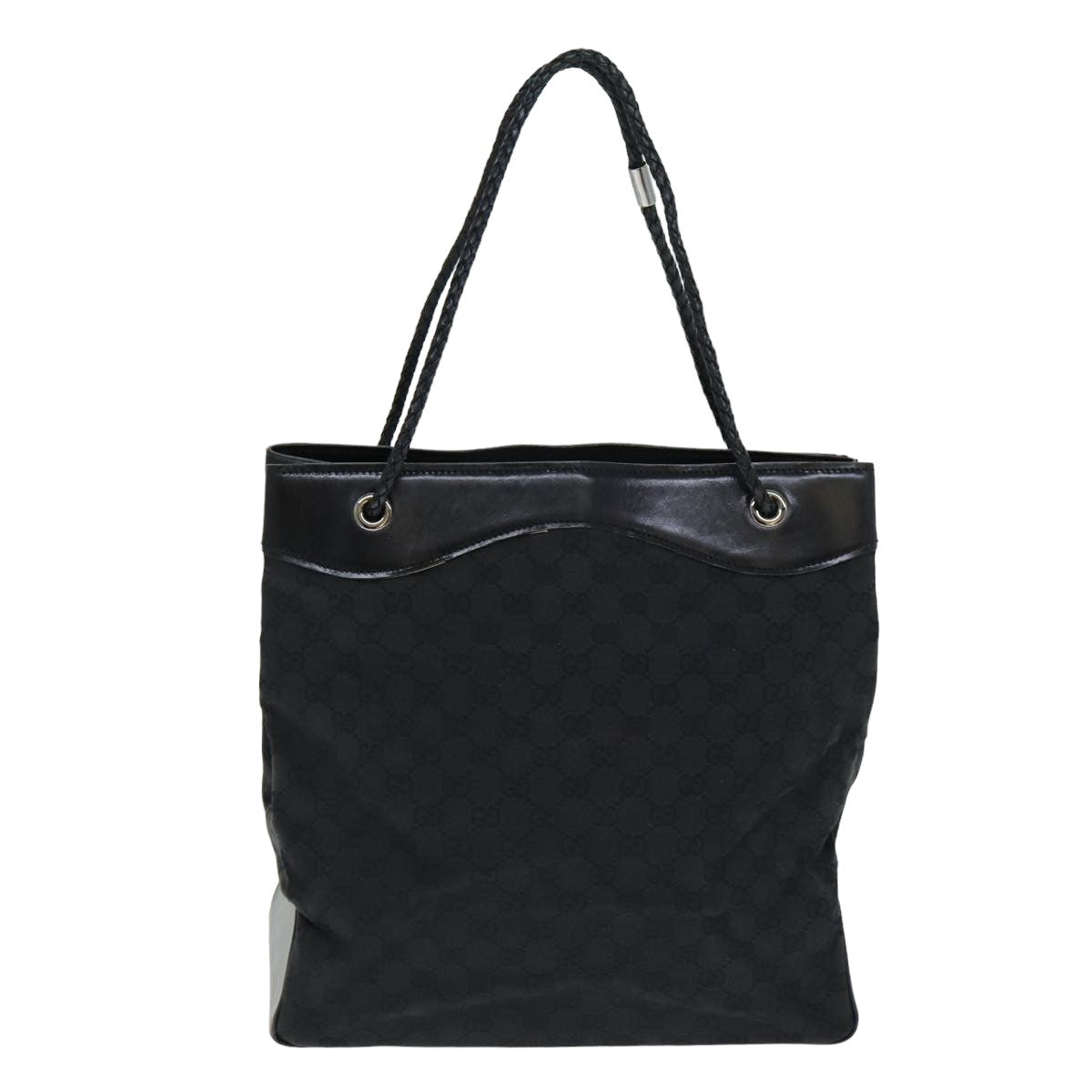 GUCCI GG Canvas Tote Bag Black fm3557