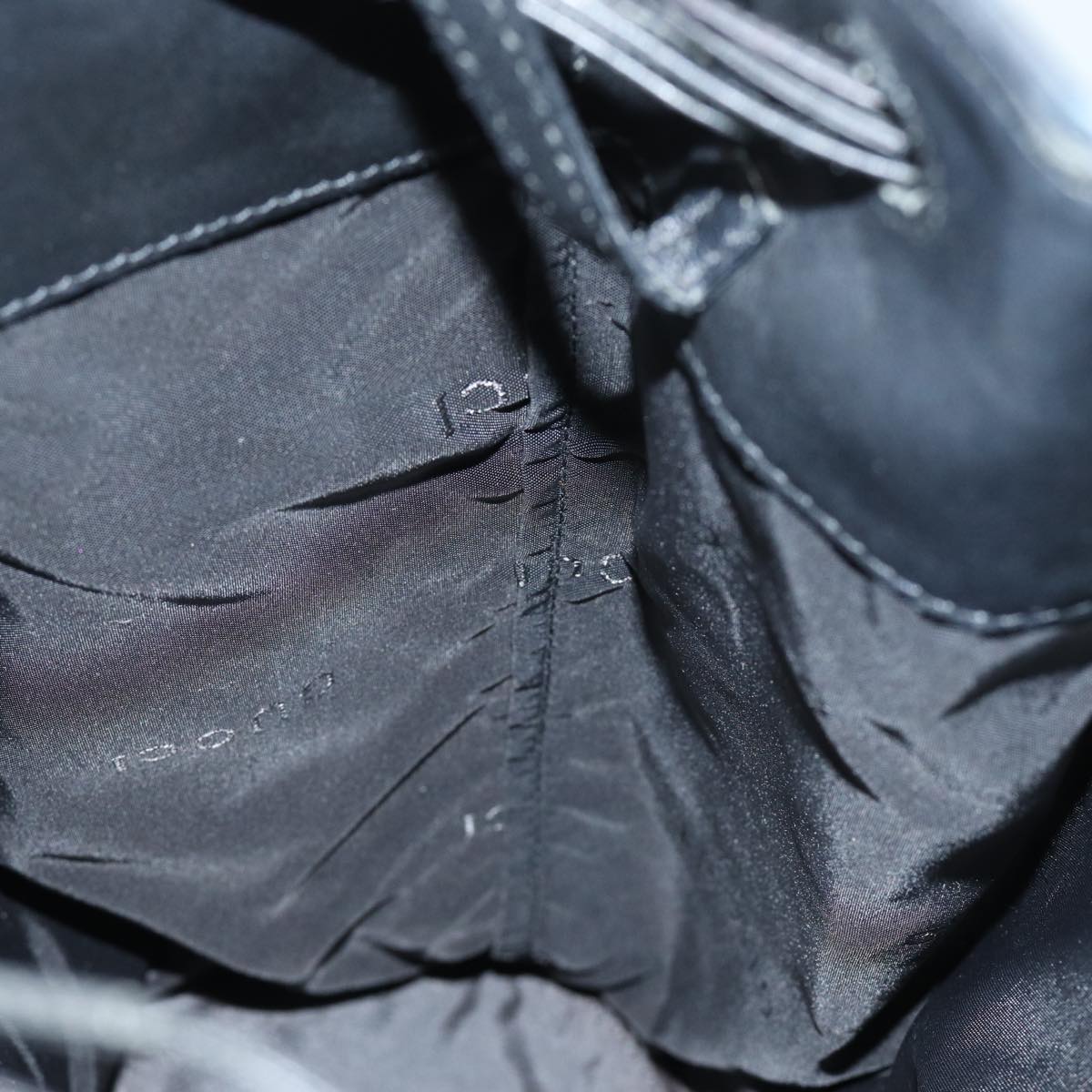 GUCCI Tote Bag Leather Black fm3585