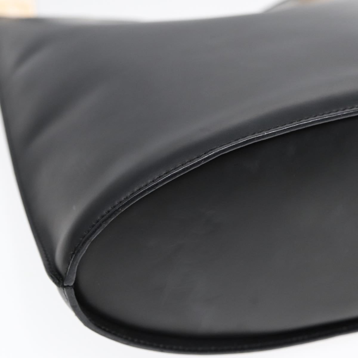 GUCCI Shoulder Bag Leather Black Silver 001 2113 3010 fm3745