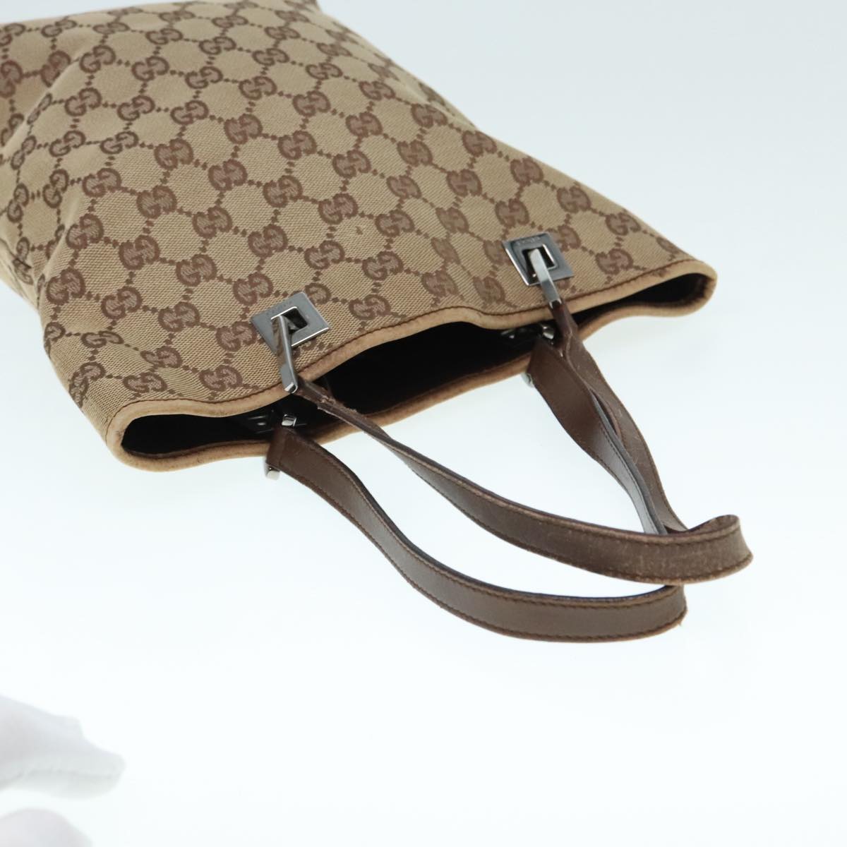 GUCCI GG Canvas Tote Bag 5Set Beige Black fm3749