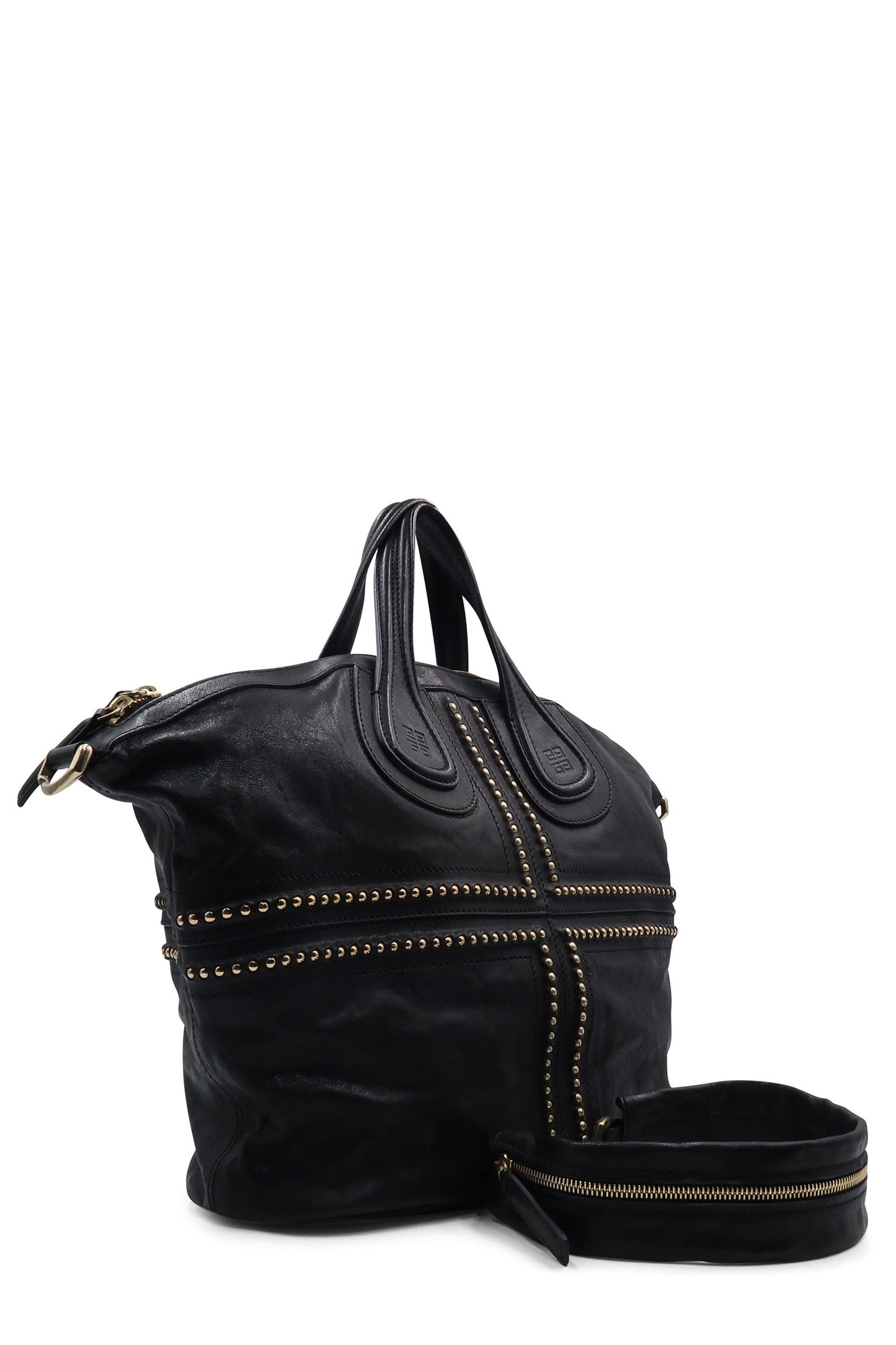 Medium Nightingale Studded Black