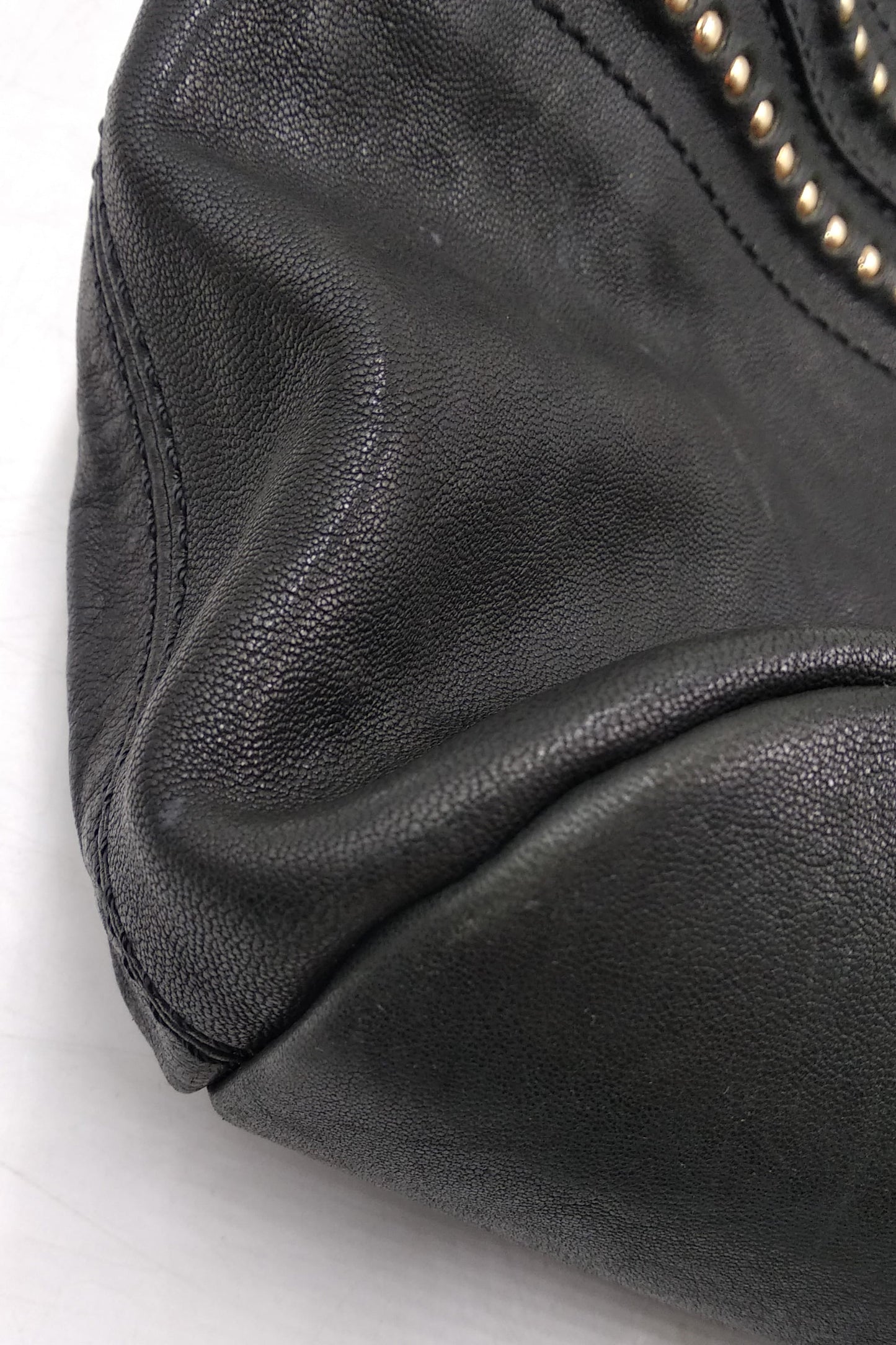 Medium Nightingale Studded Black