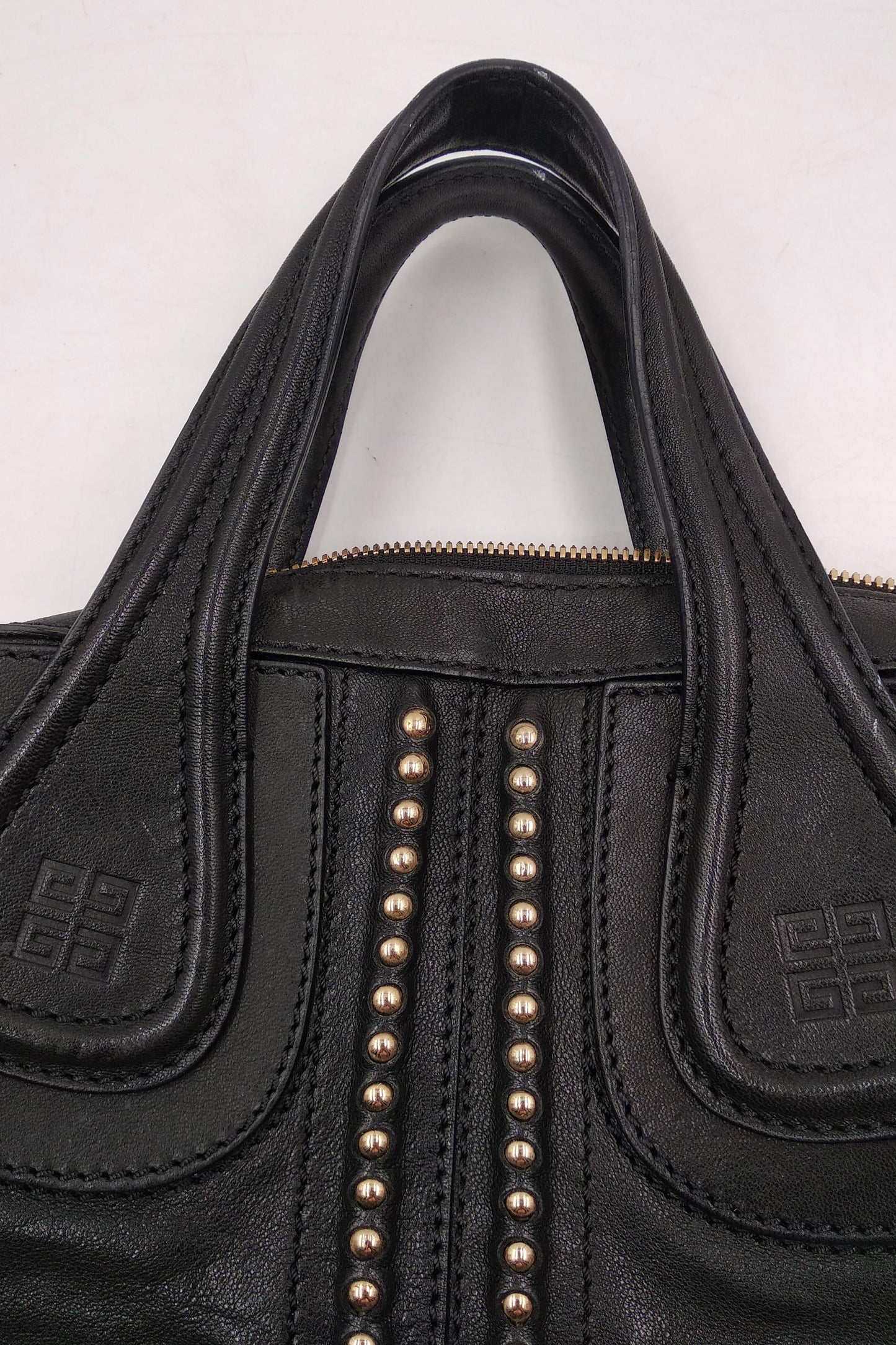 Medium Nightingale Studded Black
