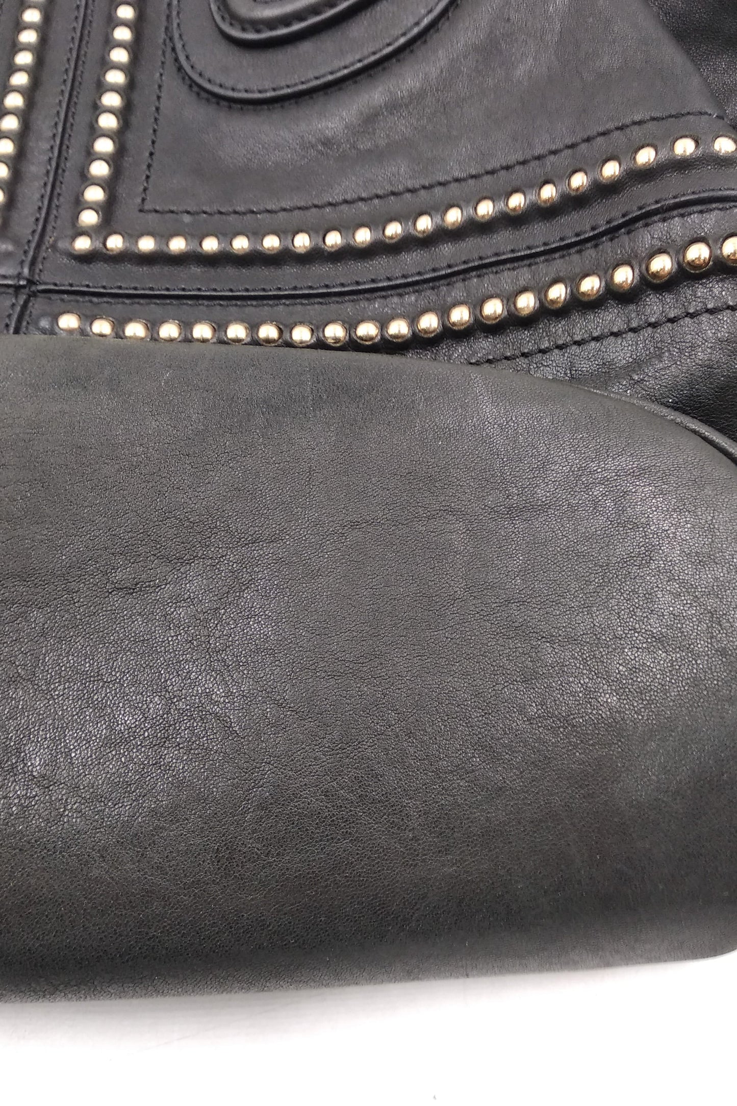 Medium Nightingale Studded Black