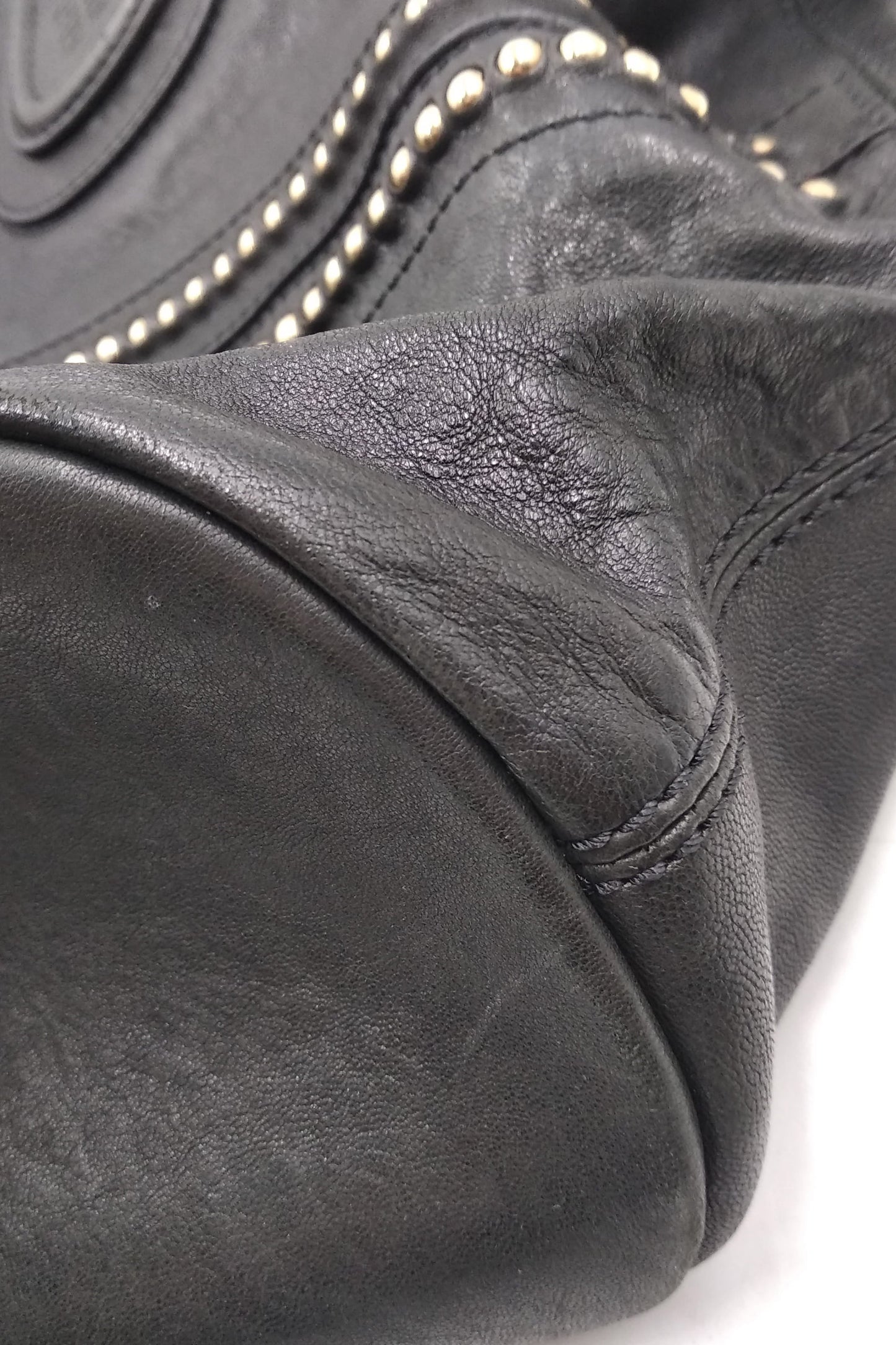 Medium Nightingale Studded Black