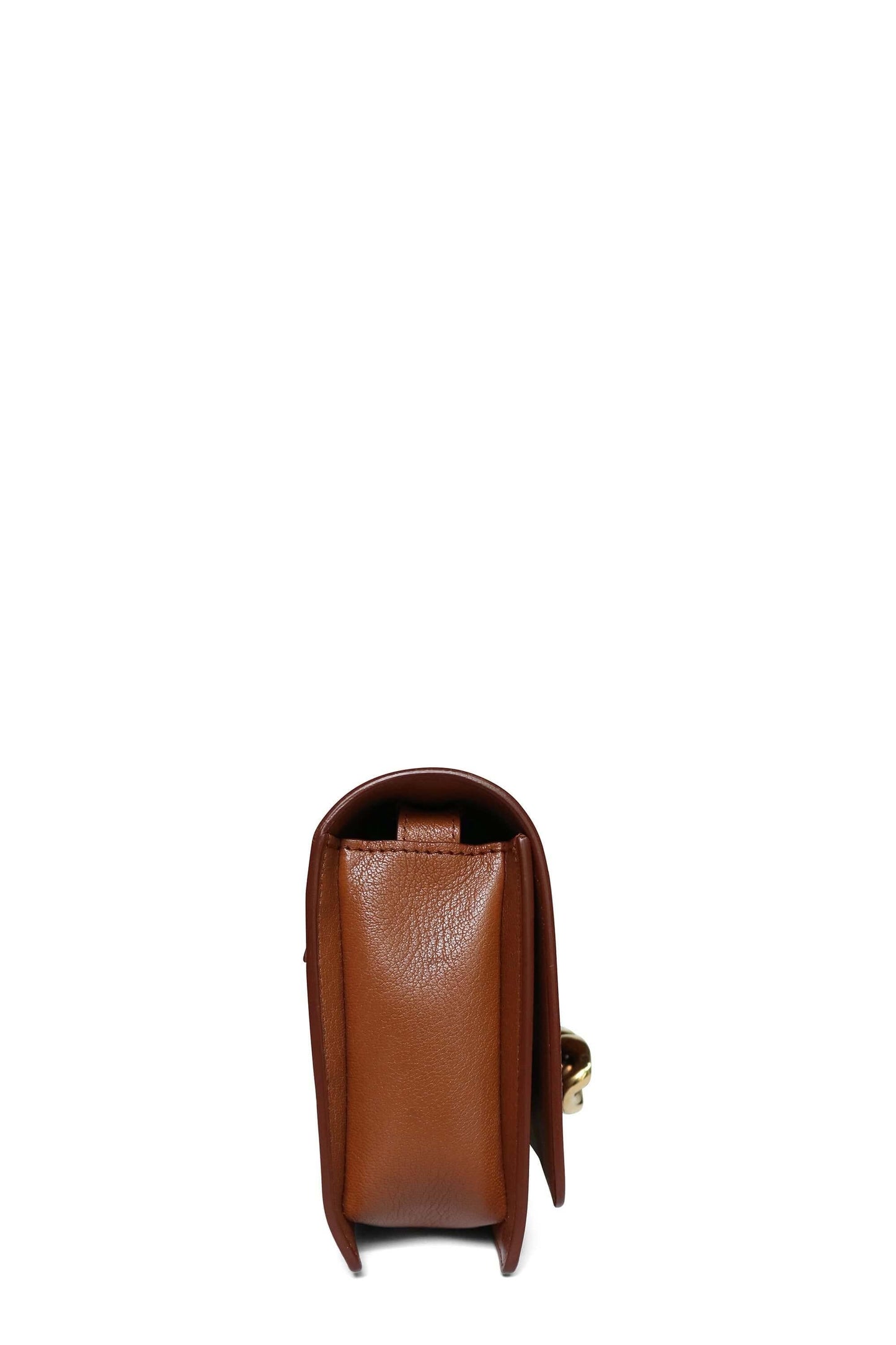 Small Infinity Flap Bag Cognac