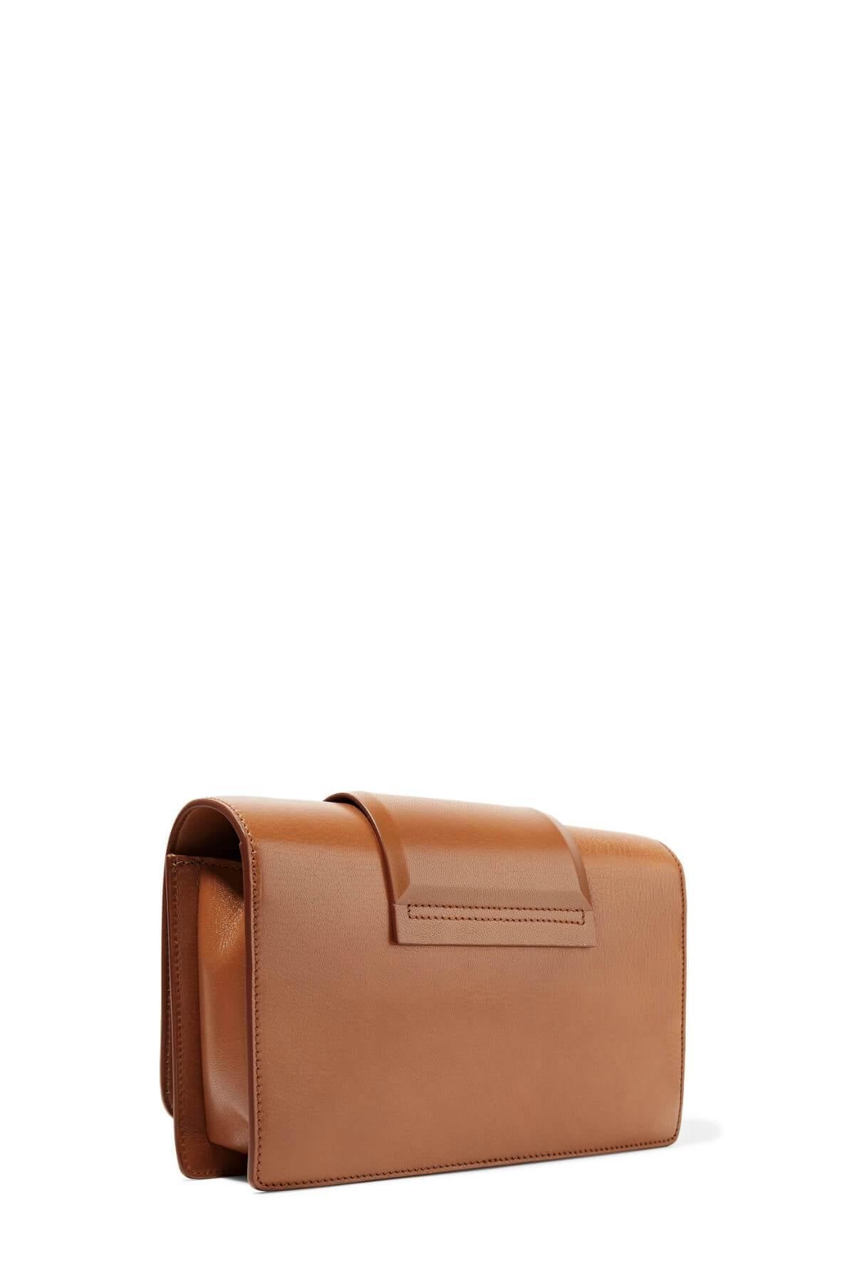 Small Infinity Flap Bag Cognac