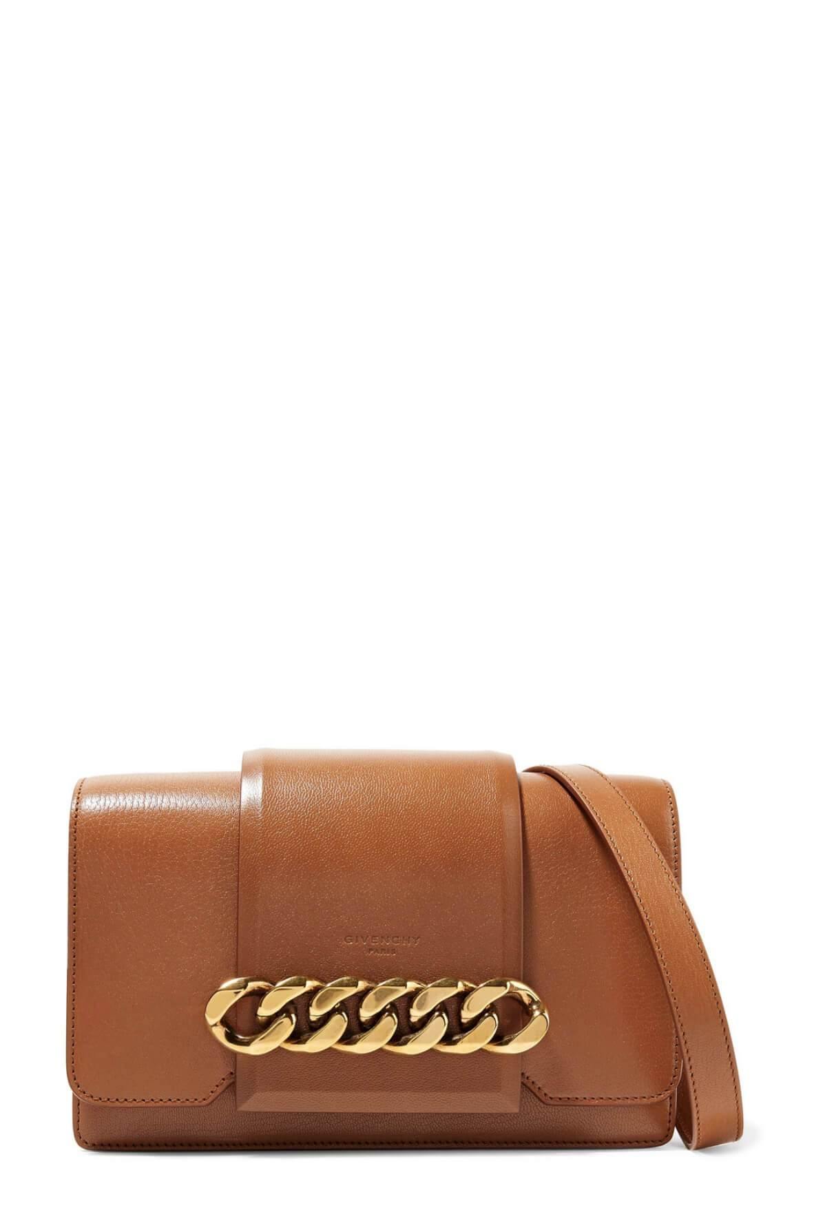 Small Infinity Flap Bag Cognac