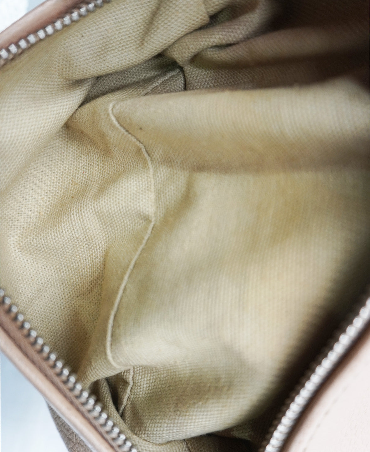 Small Leather Pandora Beige
