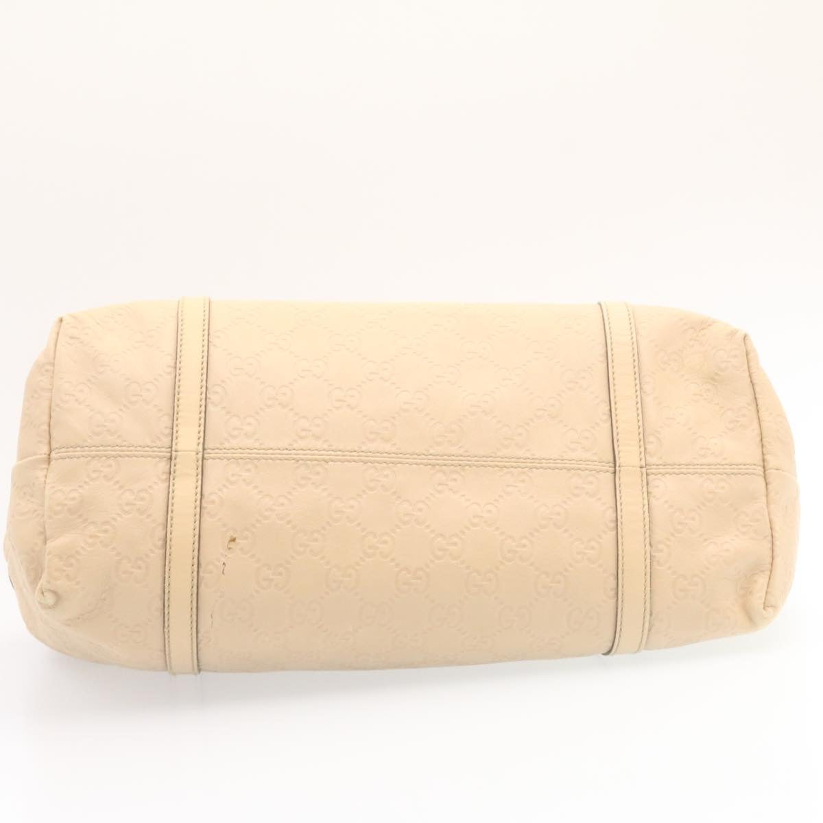 GUCCI Gucci Shima Tote Bag Leather Beige am1040g