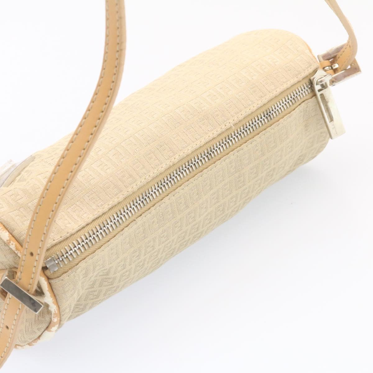 FENDI Micro Zucca Canvas Accessory Pouch Beige am1285g