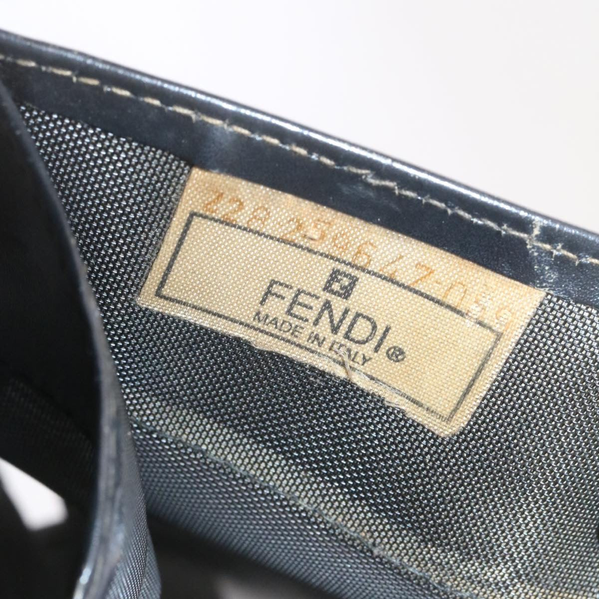 FENDI Tote Bag Nylon See-through mesh Black am1409g